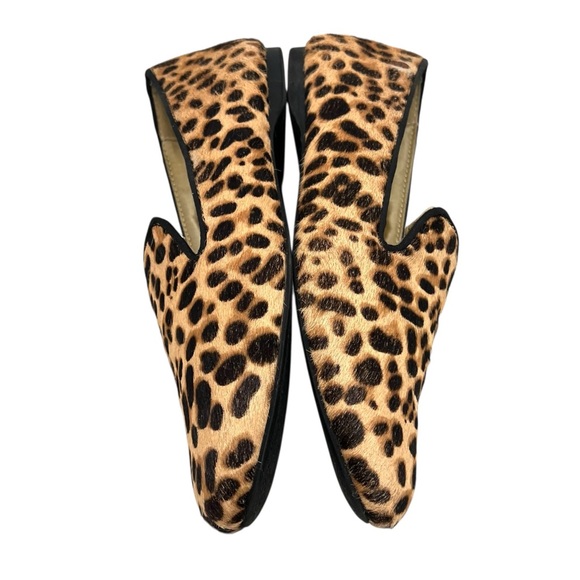 Birdies The Starling Cheetah Print Calf Hair Slip On Loafer Flats Women’s 6.5 - Picture 10 of 14